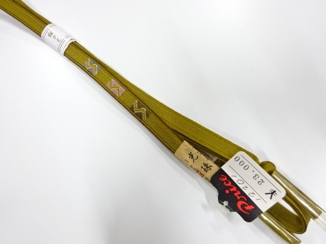 大特価品　上質　未使用品　正絹　手組帯締め